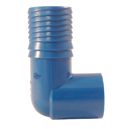 Apollo 1 in. x 1/2 in. Polypropylene Blue Twister Insert 90-Degree x FPT Elbow ABTFE112